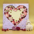 (Dedication) Large white chocolate heart (500g)
