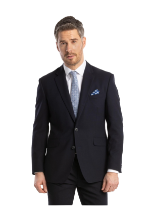 Hopkins Dark Blue Wool Suit
