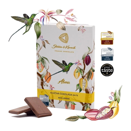 Aluna - milk chocolate 44% (70g)