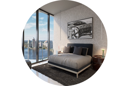 Bedroom & Living Room