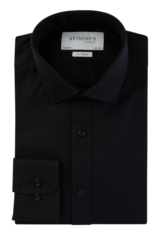Men's Black Non-Iron Shirt Men's Black Non-Iron Shirt